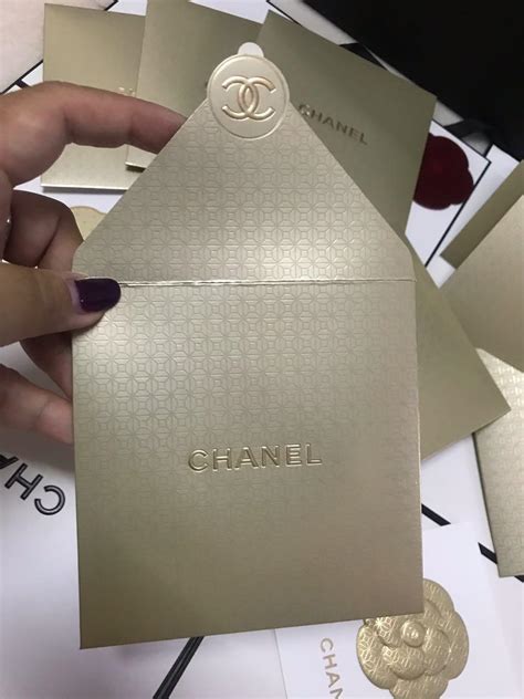 chanel gift cards